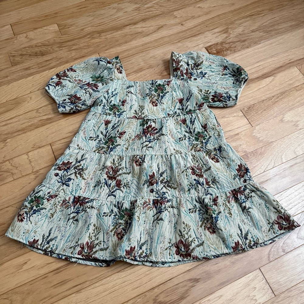 Floral Tapestry Dress - Multicolor
